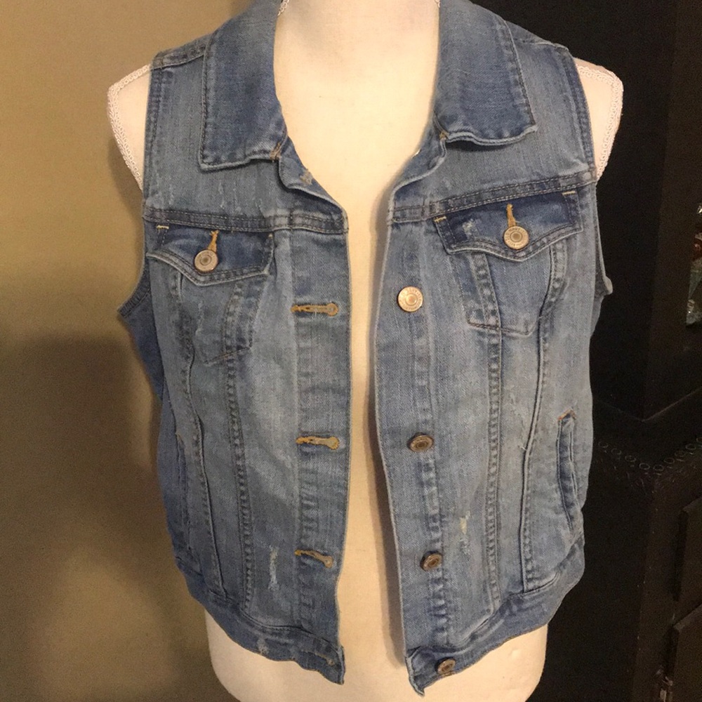 Old Navy denim vest